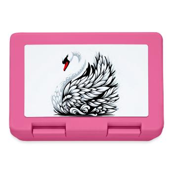 Swan - Lunchbox - pink - Front