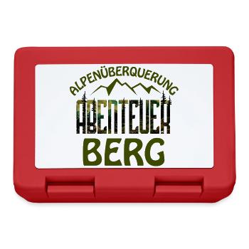 Alpenüberquerung - Abenteuer Berg - E5 - Brotdose - Rot - Vorne