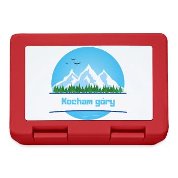 Ich liebe Berge - Brotdose - Rot - Vorne