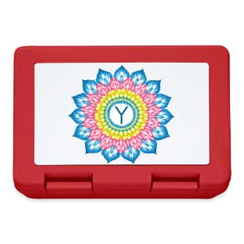 Mandala Y Arc in der Sonne - Brotdose - Rot - Vorne