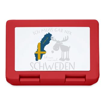 I don't have to do anything, I just have to go to Sweden - Lunchbox - red - Front