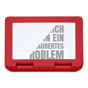 Embrasse-moi, je suis un problème enchanté - Boîte à goûter - rouge - Devant