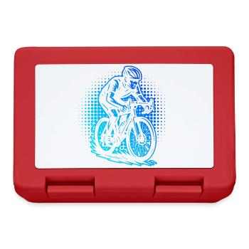 Attention road bike fans, simple statement - Lunchbox - red - Front