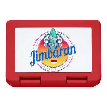 Jimbaran Bali Indonesien Sonnenuntergang Souvenir - Brotdose - Rot - Vorne