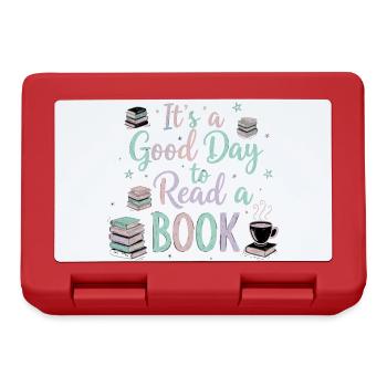 Good Day Read Book - Lunchbox - red - Front