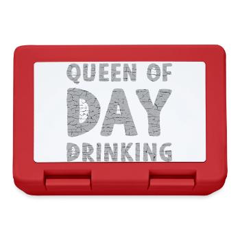 Queen of Day Drinking - Lunchbox - red - Front