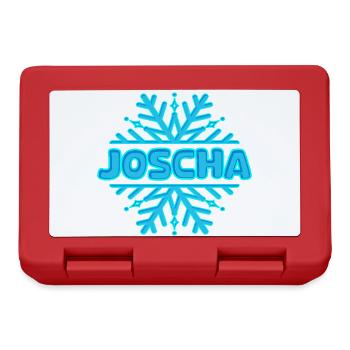 Cadeau pour Joscha - Boîte à goûter - rouge - Devant