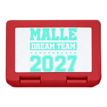 MALLE DREAM TEAM 2027 - Brotdose - Rot - Vorne