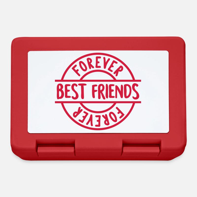 Best Friends Forever (timbre) - Boîte à goûter - rouge