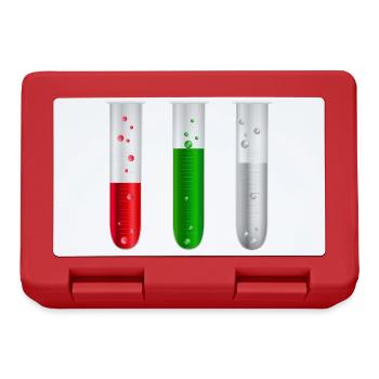 Mélange d’Augsbourg - Rouge Vert Blanc - Boîte à goûter - rouge - Devant