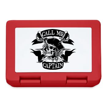 CALL ME CAPTAIN CAPTAIN - Lunchbox - red - Front