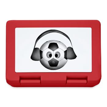 Football Headphones - Lunchbox - red - Front