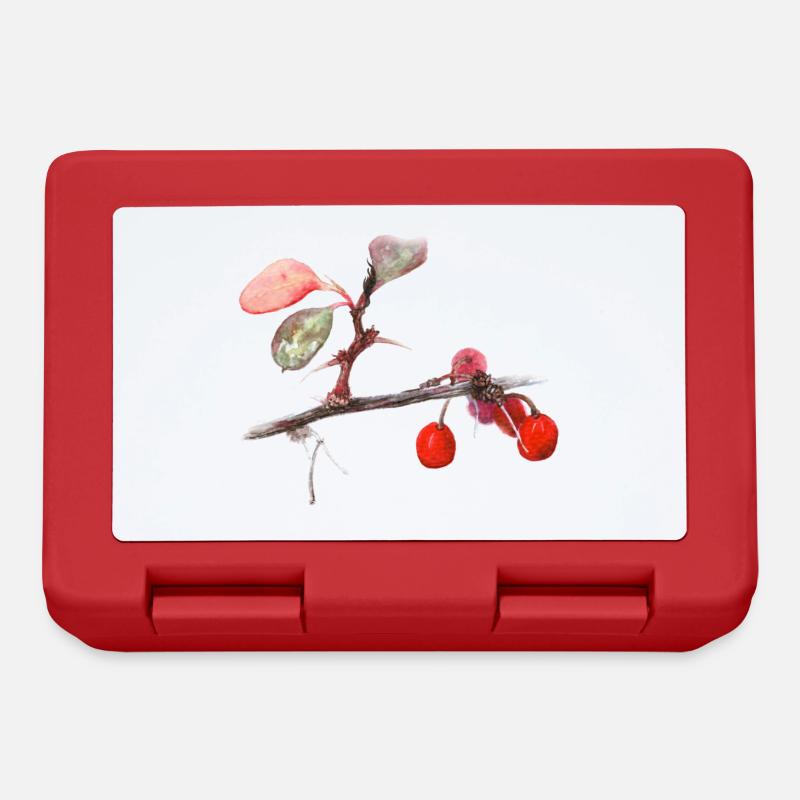 Épine-vinette Aquarell - Boîte à goûter - rouge