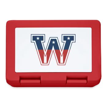 Letter W USA - Lunchbox - red - Front