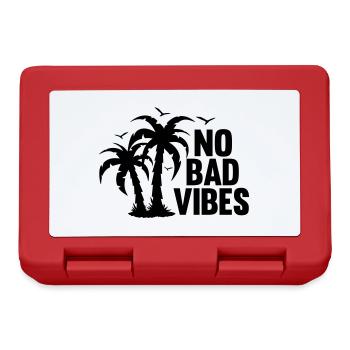 NO BAD VIBES URLAUBSFREUDE - Brotdose - Rot - Vorne