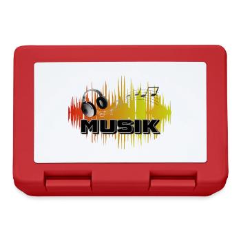 Musik Bunt - Brotdose - Rot - Vorne