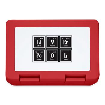 Liverpool | Periodic Table of Elements - Lunchbox - red - Front