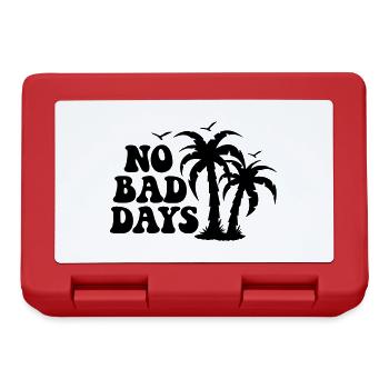 NO BAD DAYS PLAME UND SOMMERFREUDE - Brotdose - Rot - Vorne