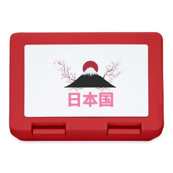 日本国 japan - Brotdose - Rot - Vorne