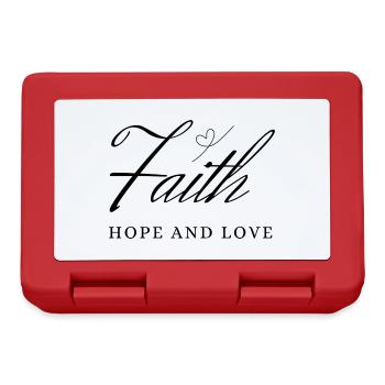 Faith - Lunchbox - red - Front