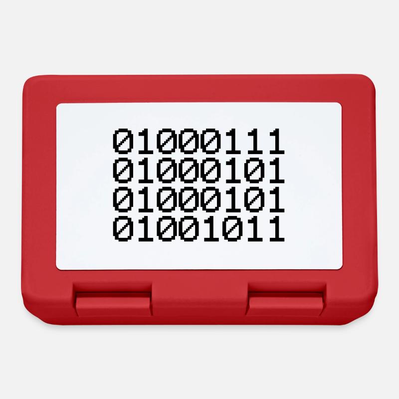 BINARY GEEK - Lunchbox - red