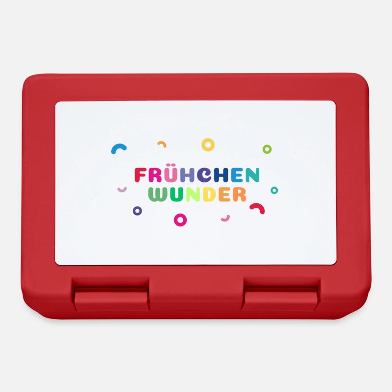 Frühchenwunder Kunterbunt - Brotdose - Rot