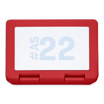 AS22 - Boîte à goûter - rouge - Devant
