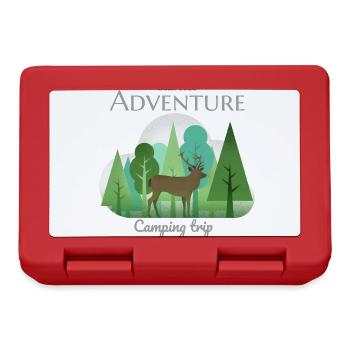 Adventure camping trip travel nature mountains - Brotdose - Rot - Vorne