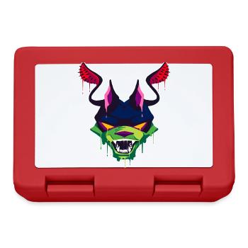 Creepy and Beautiful Displacer Dragon Design - Lunchbox - red - Front