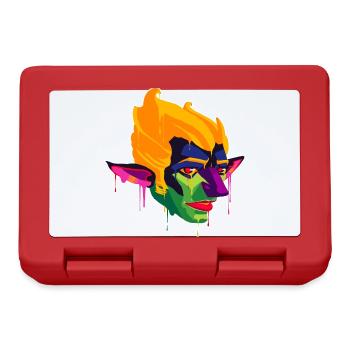Conception effrayante et magnifique de Gnome Monster - Boîte à goûter - rouge - Devant