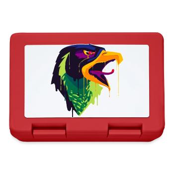 A Beautiful and Fun Griffin Eagle Design - Lunchbox - red - Front