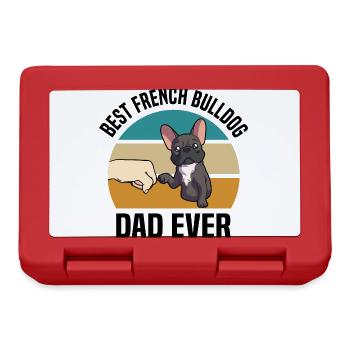 French Bulldog - Lunchbox - red - Front