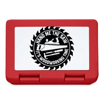 Artisanat de menuiserie | Cadeaux de charpentier - Boîte à goûter - rouge - Devant
