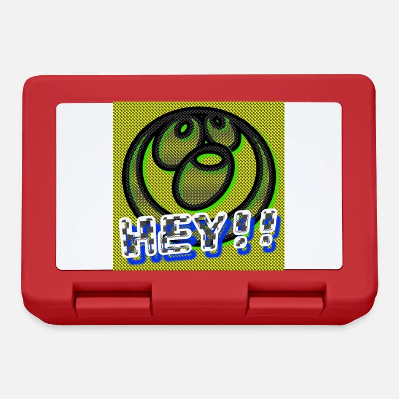 Hey!! - Image - 2023 - Lunchbox - red