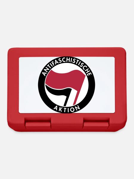 Antifaschistische Aktion - Brotdose - Rot