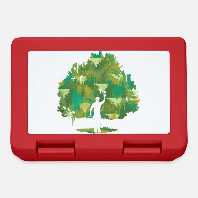 CAMPAGN'art - Boîte à goûter - rouge