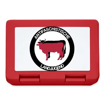 Antifaschistische Landjugend - Brotdose - Rot - Vorne