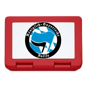 Königlich Bayerische Antifa - Brotdose - Rot - Vorne