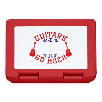 Mandoline de ukulélé Banjo Guitar Bass Loud - Boîte à goûter - rouge - Devant