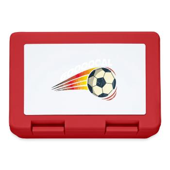Striker football club team team gift - Lunchbox - red - Front