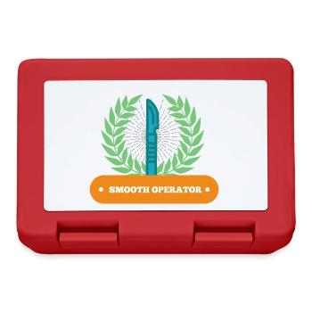 Chirurg Allgemeinmediziner Arzt Lustig Geschenk - Brotdose - Rot - Vorne