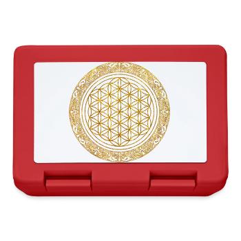 Mandala - Boîte à goûter - rouge - Devant