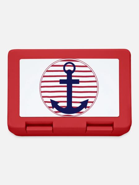 Marinière Bretagne 22 - Boîte à goûter - rouge