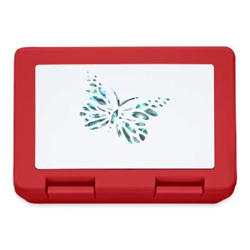 Papillon diamants - Boîte à goûter - rouge - Devant