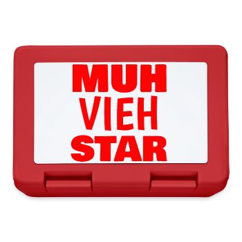 Muh Vieh Star - Brotdose - Rot - Vorne