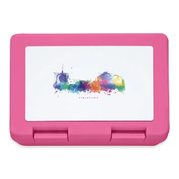 Fischtown Bremerhaven Skyline Sprayed - Brotdose - Pink - Vorne