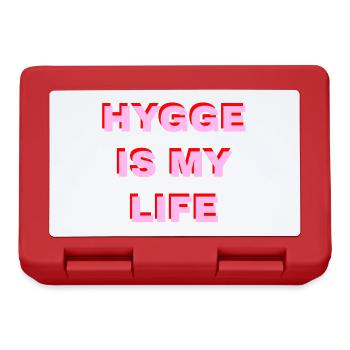 Hygge Is My Life - Lunchbox - red - Front