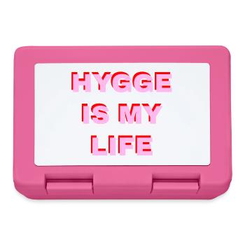 Hygge Is My Life - Boîte à goûter - rose - Devant