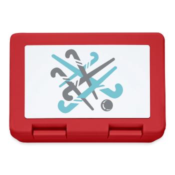 bâton de hockey - Boîte à goûter - rouge - Devant