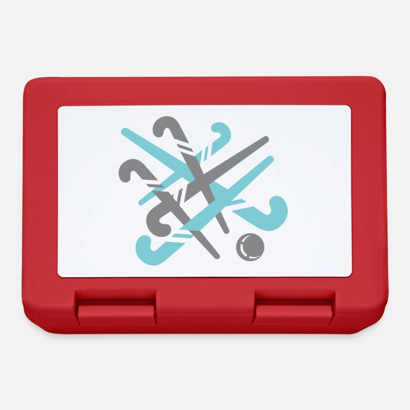 hockey stick - Lunchbox - red